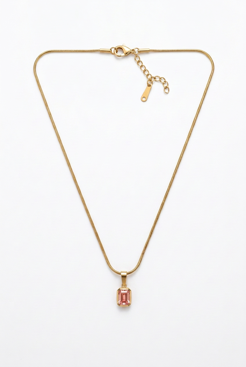 Pink Stone Chain