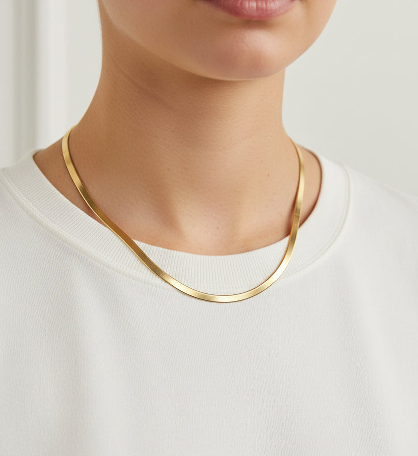 Gold snake chain