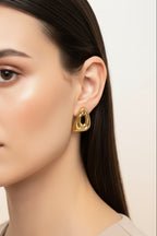 Chunky stud earrings