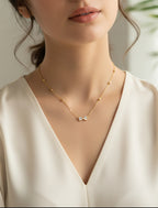 Crystal bow chain