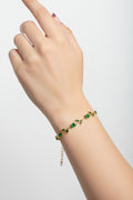 Green tulip bracelet