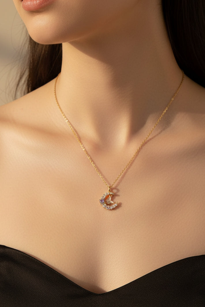 Moon butterfly chain