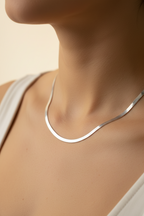 Silver Unisex Snake Chain