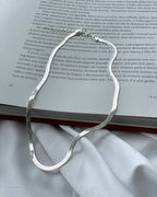 Silver Unisex Snake Chain