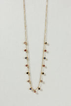 Multi-colored stone chain