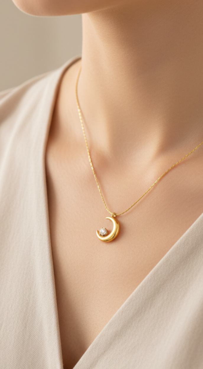 Moon Stone Chain