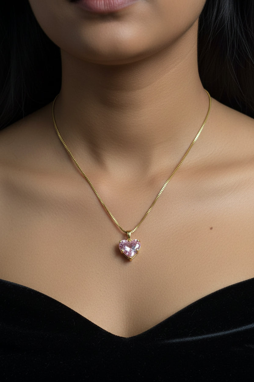 Pink Heart Chain