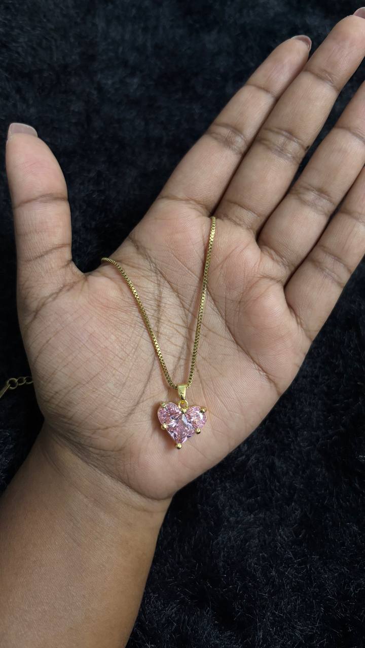 Pink Heart Chain