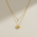 Layered Heart Necklace