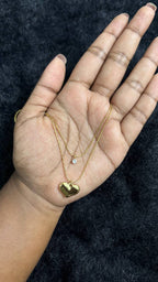 Layered Heart Necklace