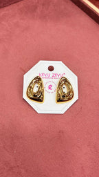 Chunky stud earrings