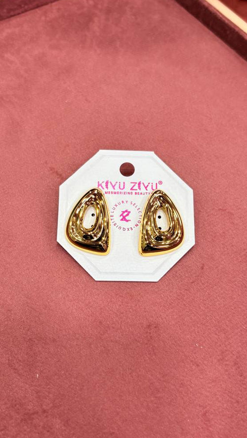 Chunky stud earrings