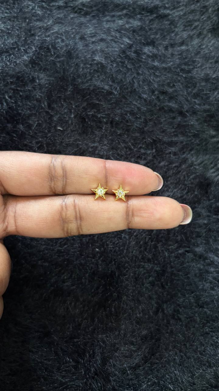 Star Ball Back Studs
