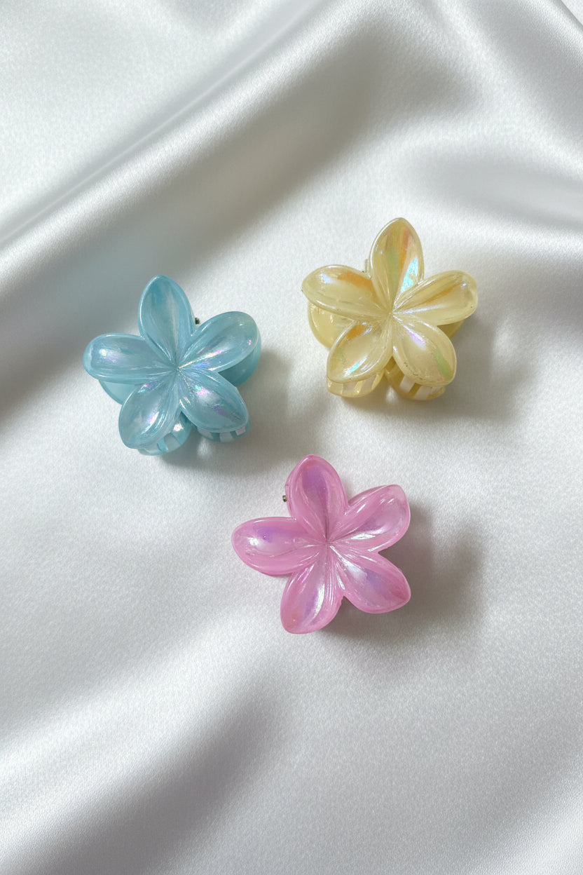 Metallic Glossy Pinteresty Flower Small Claw