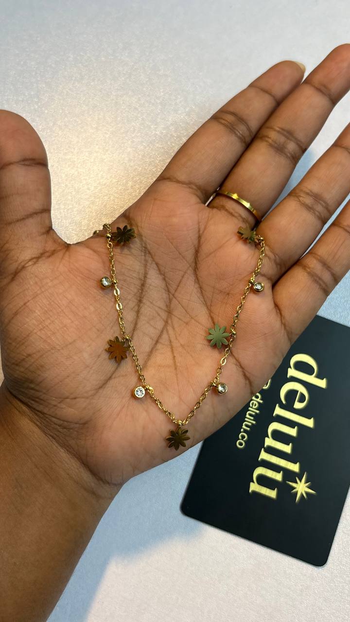 Flower Charms Chain