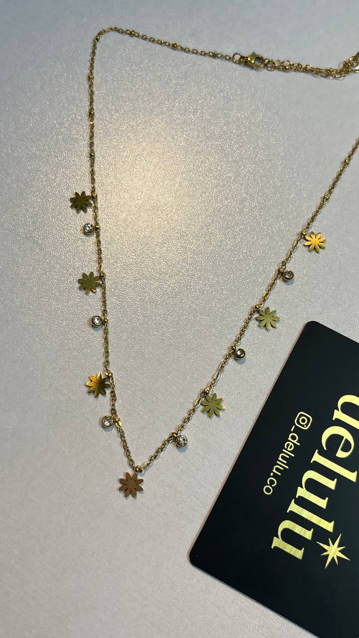 Flower Charms Chain