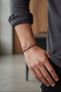 Silver Bamboo Kada Bracelet