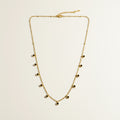 Green Stone Charm Chain