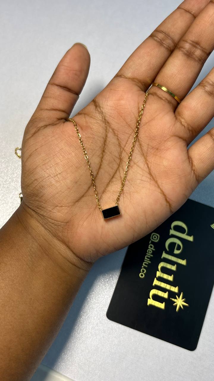 Black Stone Chain