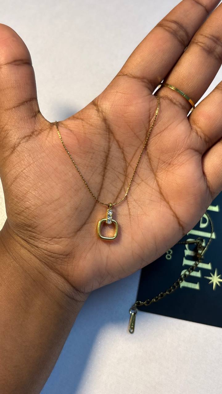 Square Stone Chain