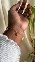 Bow Charm Chain Bracelet