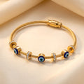 Gold Evileye Unisex Magnetic Kada Bracelet