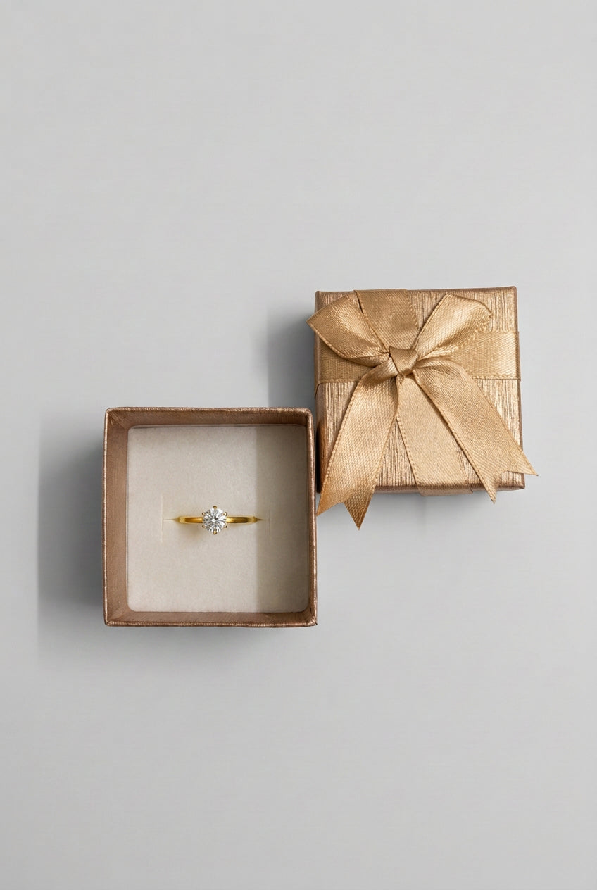 Brown Ring Box