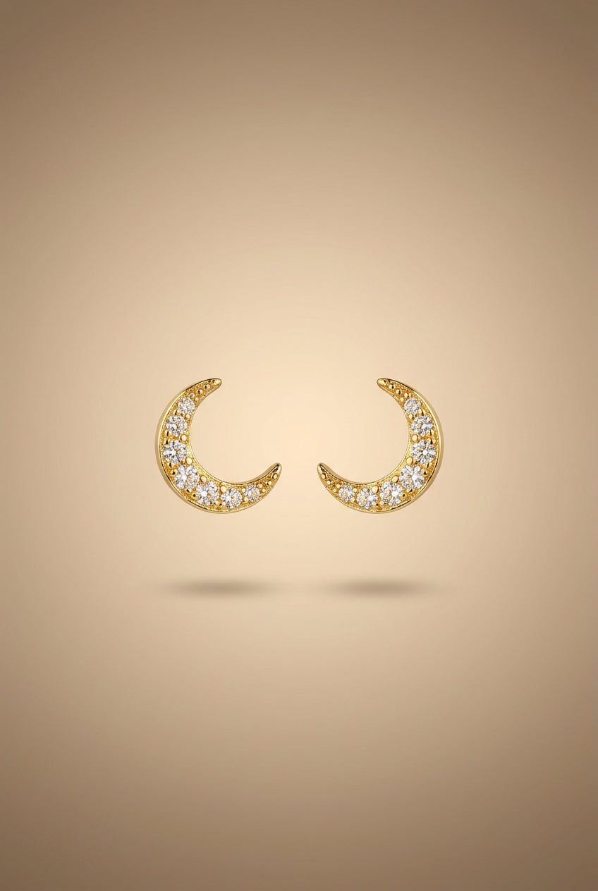 Moon Stone Ball Back Stud