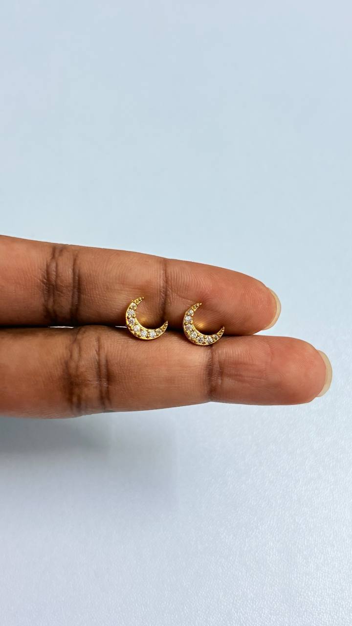 Moon Stone Ball Back Stud