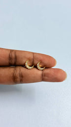 Moon Stone Ball Back Stud