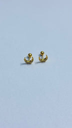 Moon Stone Ball Back Stud