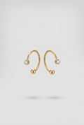 Stone Horseshoe Ball Studs