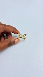 Infinity Cross Adjustable Ring