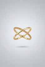 Infinity Cross Adjustable Ring