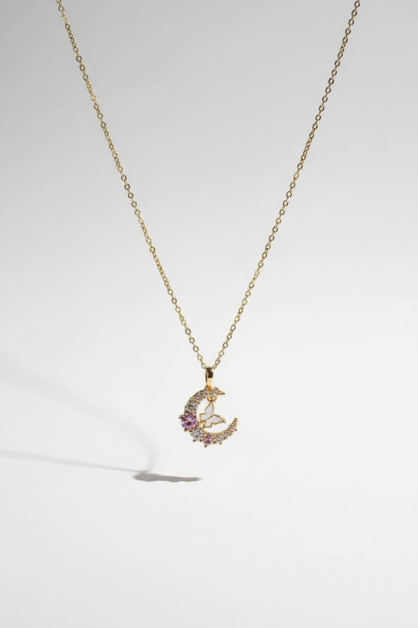 Moon butterfly chain