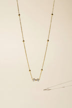 Crystal bow chain