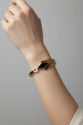 Black diamond kada bracelet