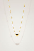 Tiny heart beaded chain