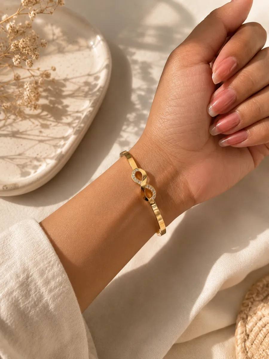 Infinity Stone Kada Bracelet