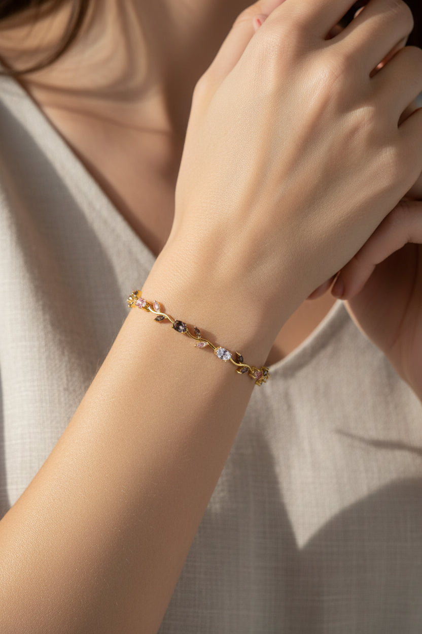Rapunzel tulip bracelet